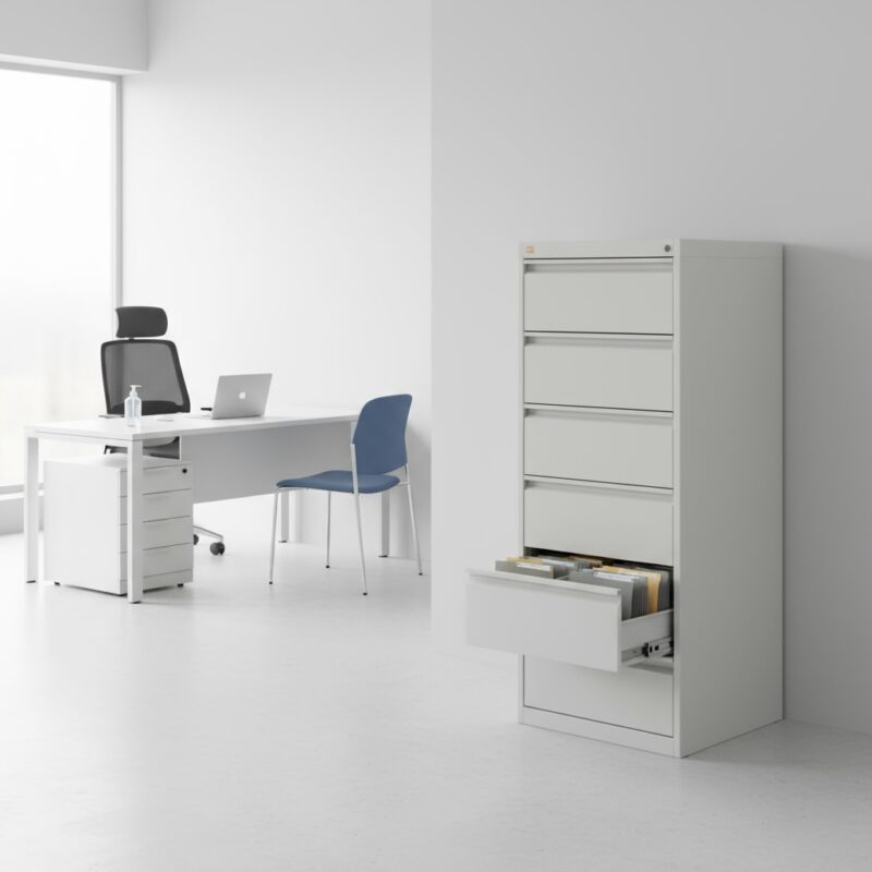 Szafa kartotekowa w przychodni lekarskiej Szafa kartotekowa w przychodni lekarskiej