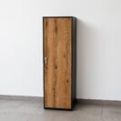 Szafa ubraniowa jednodrzwiowa do biura 1842 x 600 x 600 mm – SW prawa