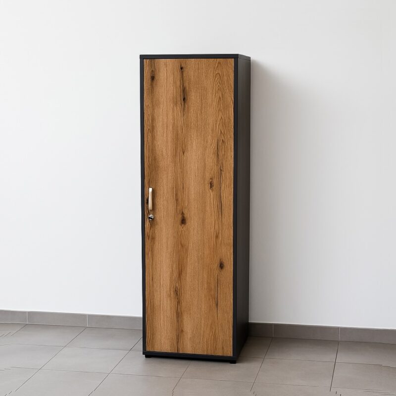 Szafa ubraniowa jednodrzwiowa do biura 1842 x 600 x 600 mm – SW prawa