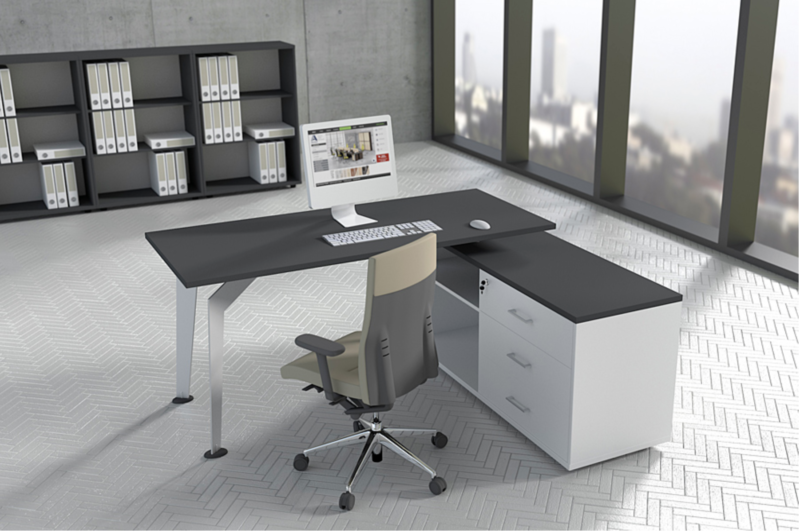 biurko z pomocnikiem XAR-S biurko z pomocnikiem XAR-S