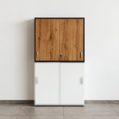 Nadstawka na Szafę biurową z drzwiami przesuwnymi 1200 x 1200 x 424 mm – SA1