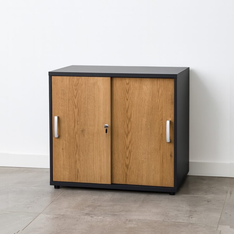 Szafa biurowa z drzwiami przesuwnymi 760 x 804 x 504 mm – KTR1