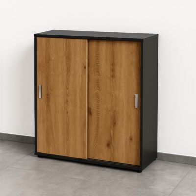 Szafa biurowa z drzwiami przesuwnymi 1228 x 1200 x 424 mm - SA2