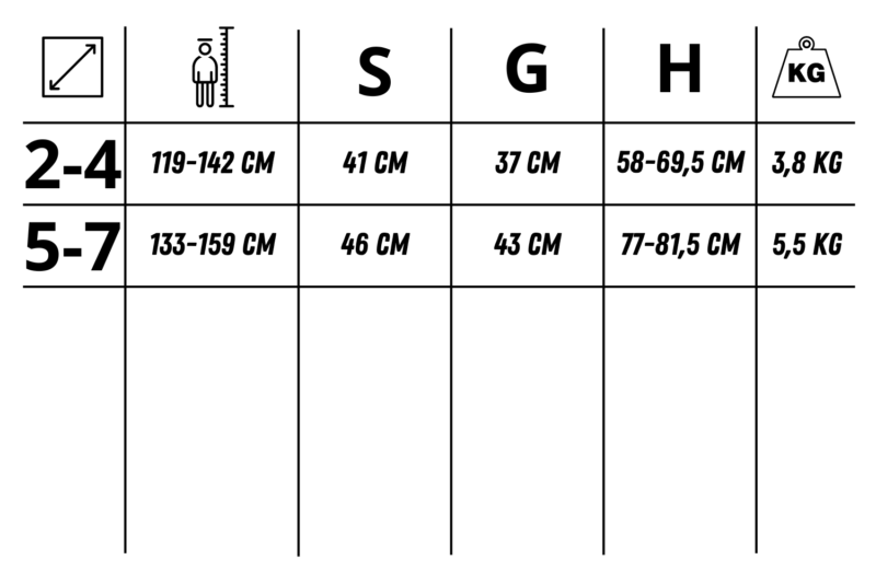 Krzesło JUNAK_W wymiary Krzesło JUNAK_W wymiary