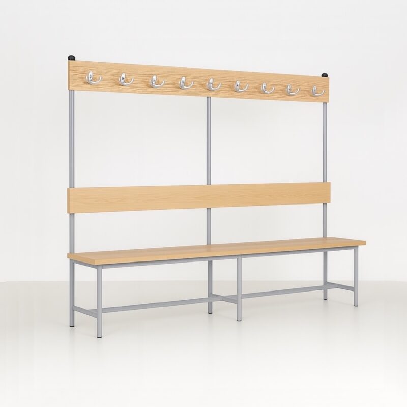 Ławka korytarzowa z wieszkami SB 200 cm