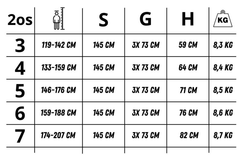 STÓŁ CELAR 2os wymiary STÓŁ CELAR 2os wymiary