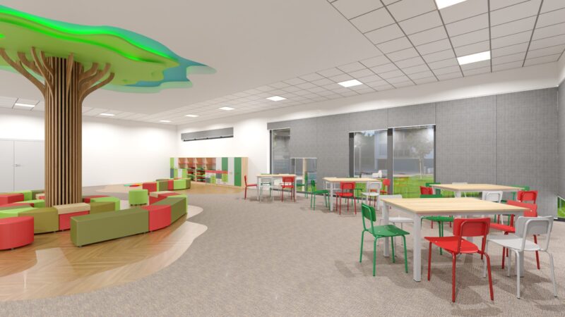 Wizualizacja świetlicy 3 Wizualizacja świetlicy 3