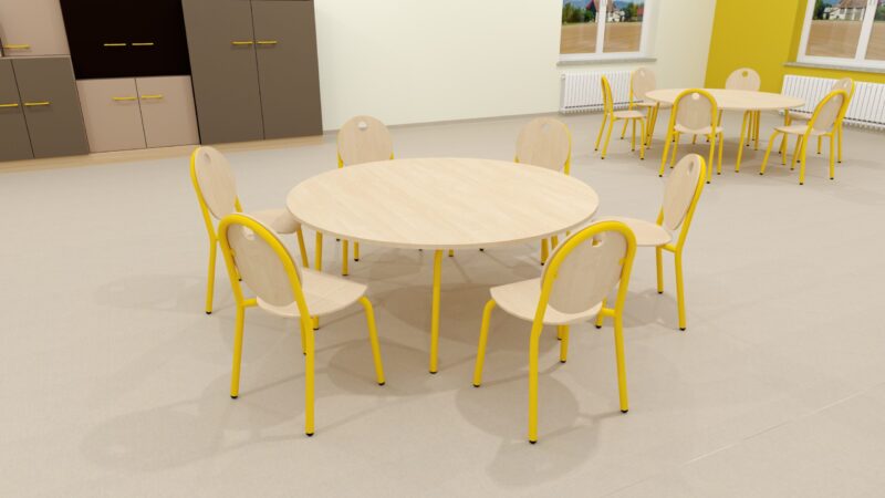 Krzesło kółeczko wizualizacja Krzesło kółeczko wizualizacja