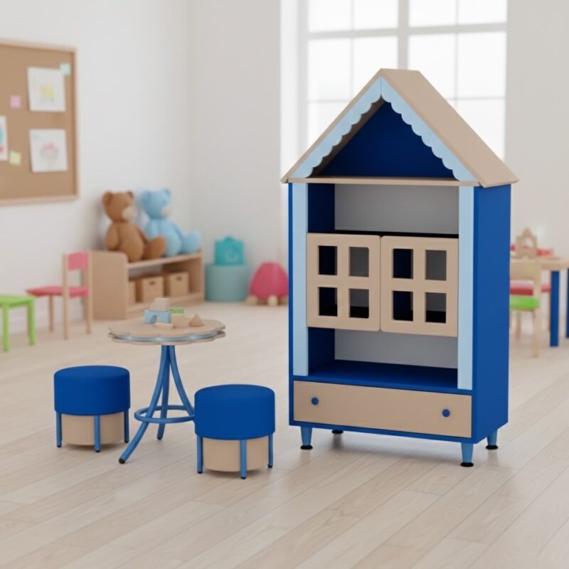 KACIK-KAWIARENKA-LALEK niebieska KACIK-KAWIARENKA-LALEK niebieska