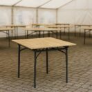 Stół składany biesiadny kwadratowy 90 cm