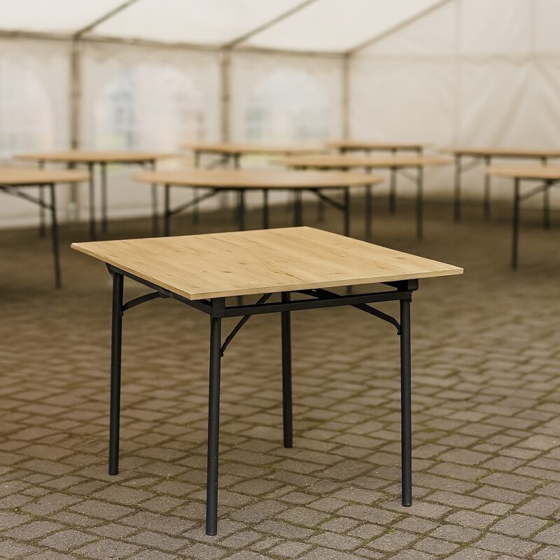 Stół składany biesiadny kwadratowy 90 cm Stół składany biesiadny kwadratowy 90 cm