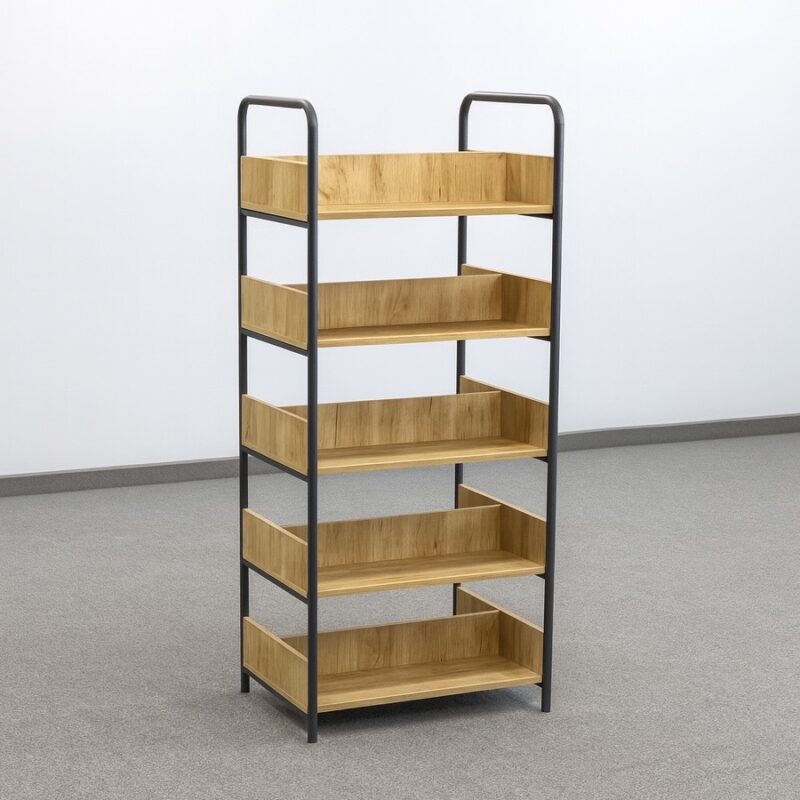 Regał 5p dwustronny do biblioteki Regał 5p dwustronny do biblioteki