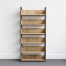 Regał biblioteczny jednostronny - 6 półek na ksiązki