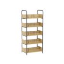 Regał metalowy biblioteczny dwustronny 5 półek