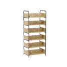 Regał metalowy biblioteczny dwustronny 6 półek