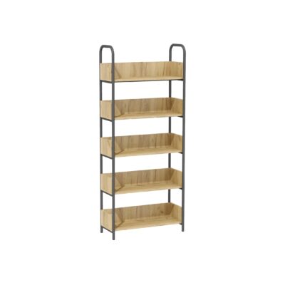 Regał metalowy biblioteczny jednostronny 5 półek