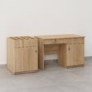 biurko biblioteczne kartotekowe dąb sonoma