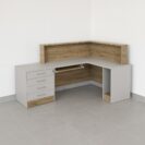 Lada biblioteczna narożna EWA kwadrat