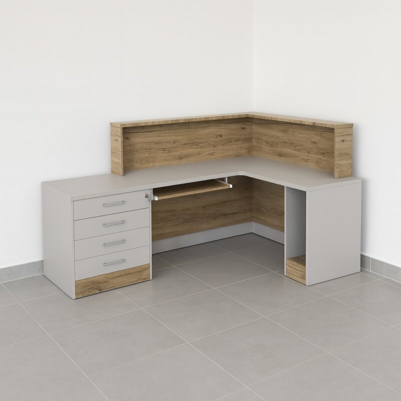 Lada biblioteczna narożna EWA kwadrat Lada biblioteczna narożna EWA kwadrat