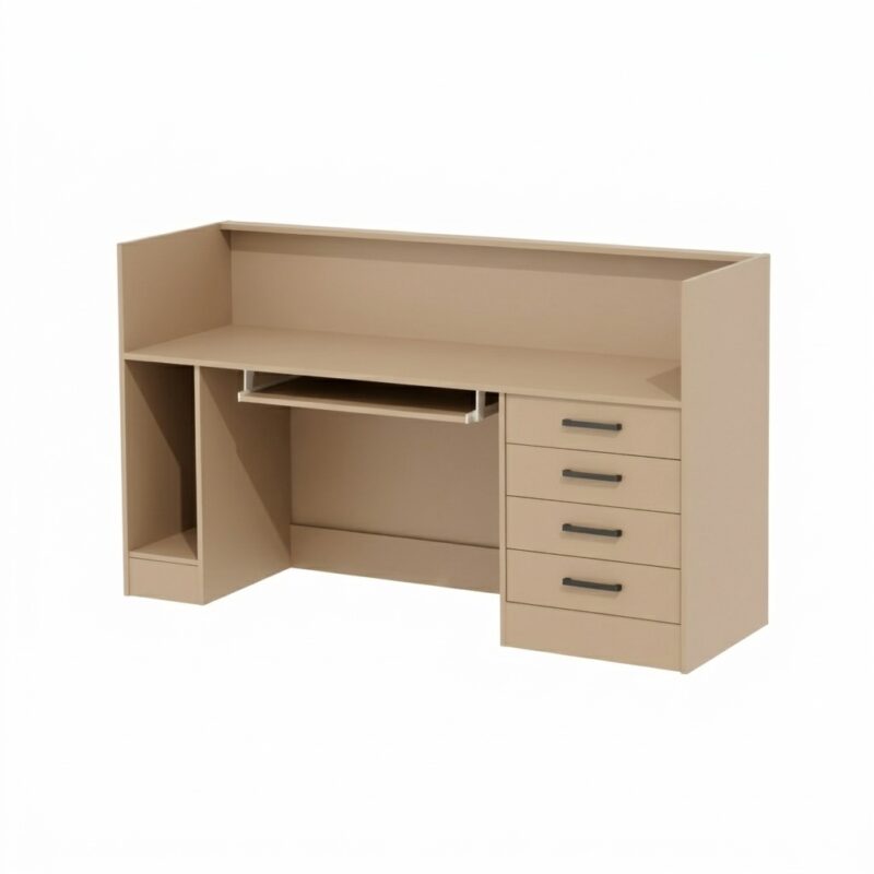 Lada recepcyjna EWA prosta beż Lada recepcyjna EWA prosta beż