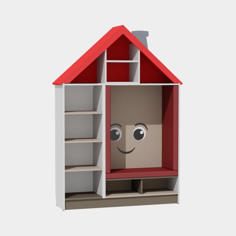 DOMEK ŚREDNI CZERWONY DOMEK ŚREDNI CZERWONY