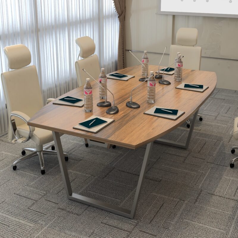 Stół konferencyjny na stelażu metalowym - MEDISON