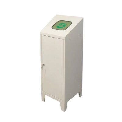 POJEDYNCZY pojemnik do segregacji MPO 01K z METALOWYM kosZEM