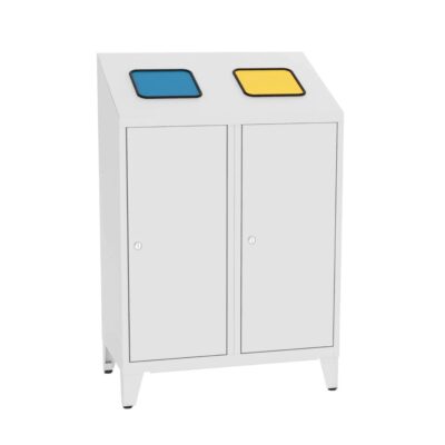 Podwójny kosz do segregacji MPO 02R z ramą na worki