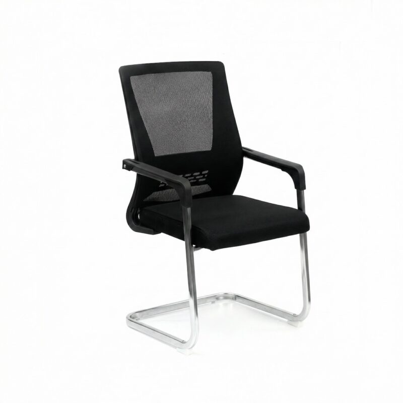 Krzesło konferencyjne z oparciem siatkowym MILANO Krzesło konferencyjne z oparciem siatkowym MILANO