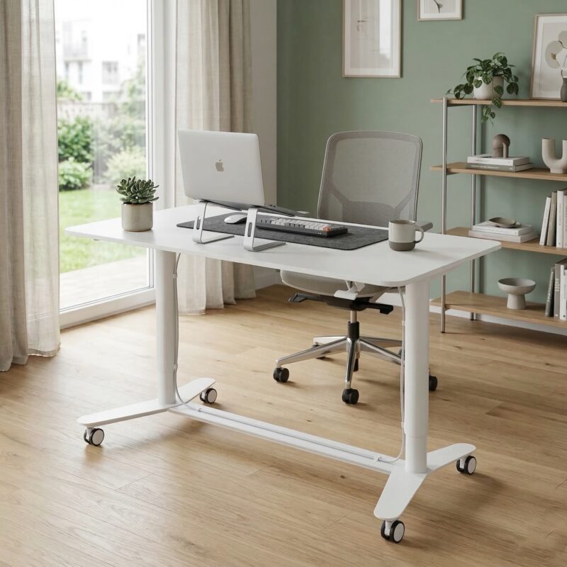 Biurko białe PD-2-120 Biurko białe PD-2-120