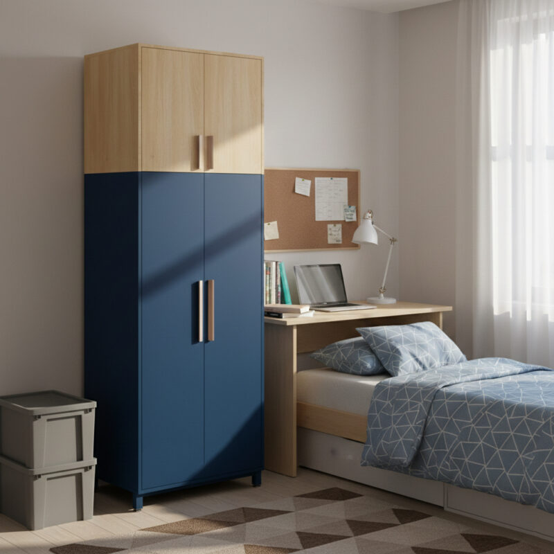 Szafa mała EMI24 steel aranżacja Szafa mała EMI24 steel aranżacja