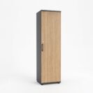 Szafa biurowa jednodrzwiowa 1833 x 600 x 385 mm - Prawostronna
