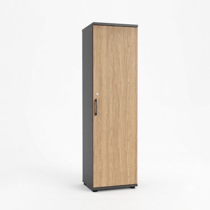 Szafa biurowa jednodrzwiowa 1833 x 600 x 385 mm - Prawostronna