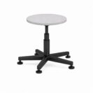 Taboret laboratoryjny na podnośniku stopki